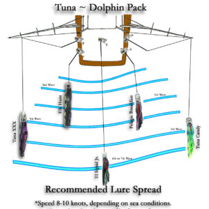 TUNA / DOLPHIN RIGGED PACK 20-50 lb. TACKLE - Imagen 3