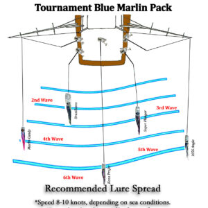 TOURNAMENT BLUE MARLIN RIGGED PACK 80-130 lb TACKLE - Imagen 3